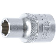 BGS Steckschlüssel-Einsatz Super Lock - Antrieb Innenvierkant 12,5 mm (1/2") - SW 10 mm - 2410_100192