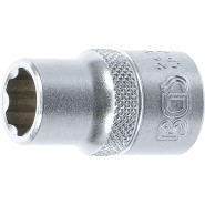 BGS Steckschlüssel-Einsatz Super Lock - Antrieb Innenvierkant 12,5 mm (1/2") - SW 12 mm - 2412_100198