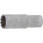 BGS Steckschlüssel-Einsatz Gear Lock, tief - Antrieb Innenvierkant 12,5 mm (1/2") - SW 19 mm - 10259_100436