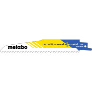 Metabo Säbelsägeblatt "demolition wood + metal" 150 x 1,6 mm - 5 Stk. - 631925000_100682
