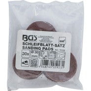 BGS Schleifblatt-Satz für Exzenterschleifer  30 mm K 60-80-120 30-tlg. - 70193