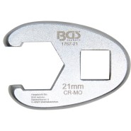 BGS Hahnenfußschlüssel Antrieb Innenvierkant 12,5 mm (1/2") | SW 21 mm - 1757-21_102116