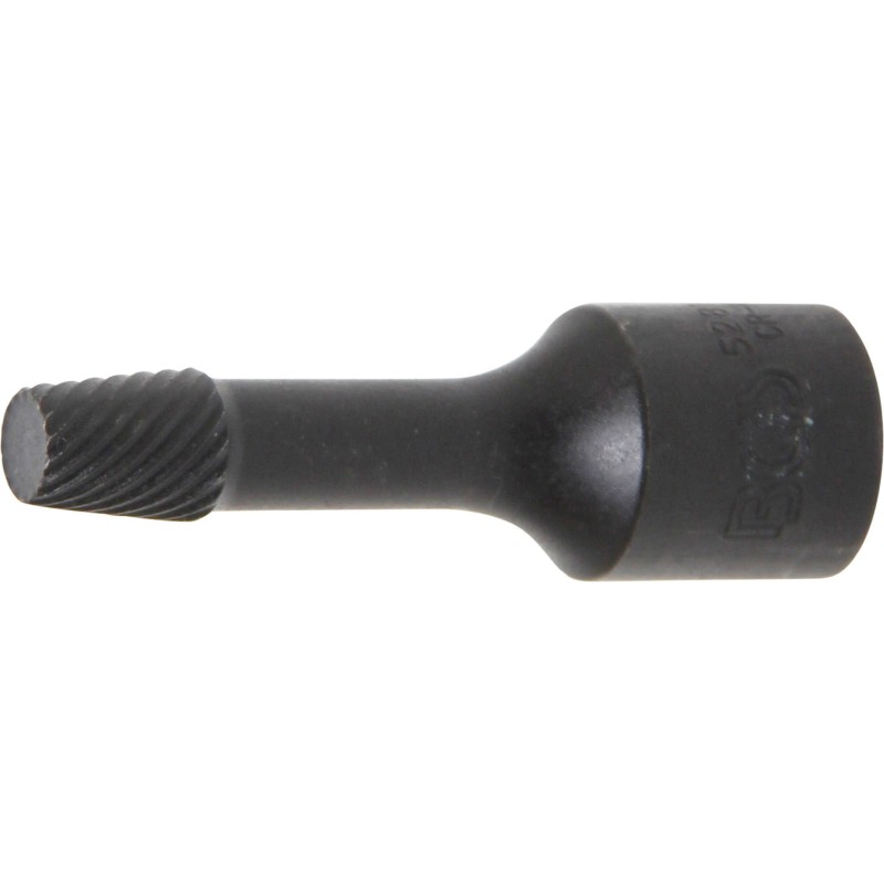 BGS Spiral-Profil-Steckschlüssel-Einsatz / Schraubenausdreher - Antrieb Innenvierkant 10 mm 3/8 - 8 mm - 5281-8