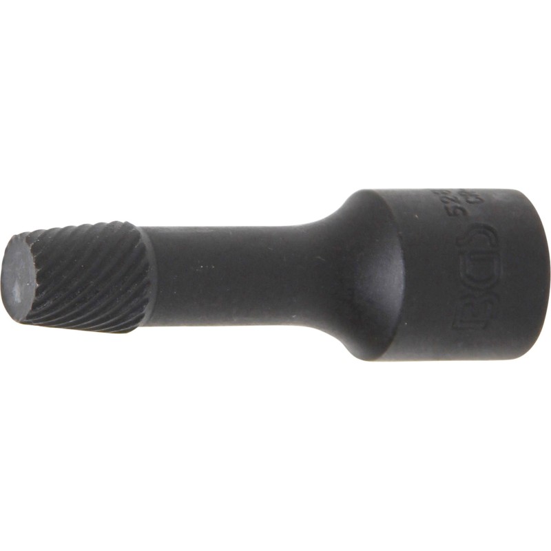 BGS Spiral-Profil-Steckschlüssel-Einsatz / Schraubenausdreher - Antrieb Innenvierkant 10 mm 3/8 - 10 mm - 5281-10