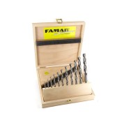 Famag Holzspiralbohrer-Bits lang HSS-G 11-teilig Ø 3-13mm - FA-159751100_105035