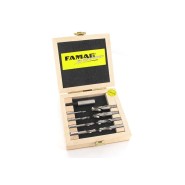 Famag Holzspiralbohrer-Bits kurz HSS-G 9-teilig Ø 3-10mm - FA-159650800_105041