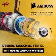 Amboss Schnellspannmutter für Winkelschleifer und -Adapter - 878-10006