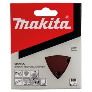 Makita Klett-Schleifpapier 94mm-3-Eck K180 10 Stk. - P-33314
