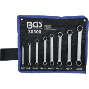 BGS Doppel-Ringschlüssel-Satz extra flach, SW 6-22 mm, 8-tlg. - 30300_109631