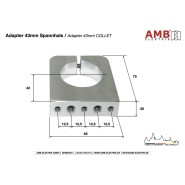 AMB Halterung 43 für Fräsmotoren / Frässpindeln -  70532
