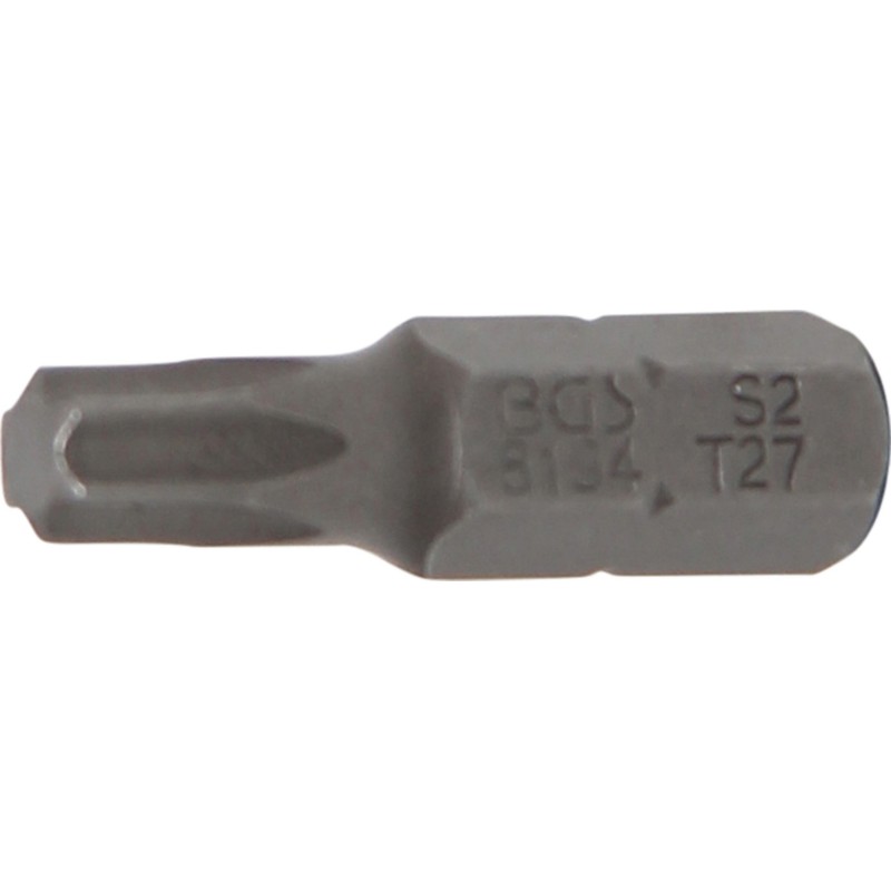 BGS Bit - Antrieb Auensechskant 63 mm 1/4 - T-Profil für Torx T27 - 8194