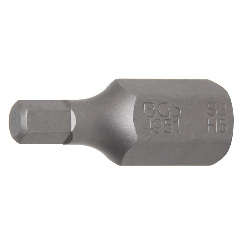 BGS Bit - Antrieb Auensechskant 10 mm 3/8 - Innensechskant 5 mm - 4951