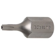 BGS Bit - Antrieb Auensechskant 10 mm 3/8 - T-Profil für Torx mit Bohrung T15 - 4615