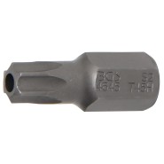 BGS Bit - Länge 30 mm - Antrieb Auensechskant 10 mm 3/8 - T-Profil für Torx mit Bohrung T45 - 4645