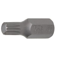 BGS Bit - Antrieb Auensechskant 10 mm 3/8 - Innenvielzahn für XZN M8 - 4852