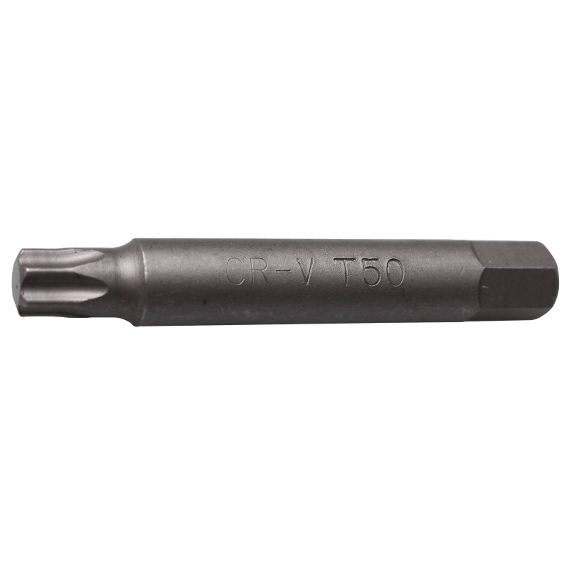 BGS Bit lang - Antrieb Auensechskant 10 mm 3/8 - T-Profil für Torx T50 - 4246-T50
