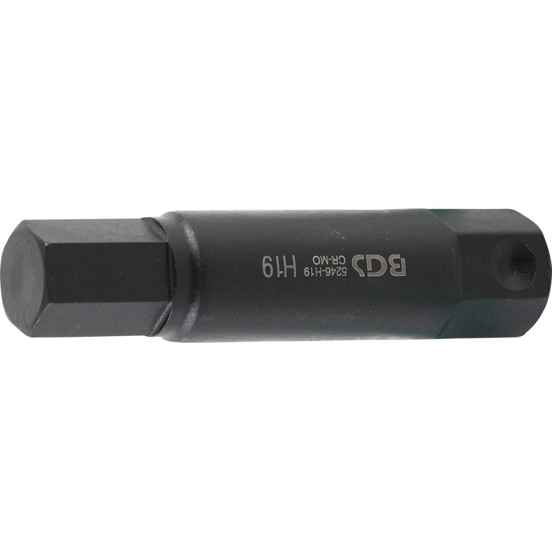 BGS Bit - Länge 100 mm - Antrieb Auensechskant 22 mm - Innensechskant 19 mm - 5246-H19