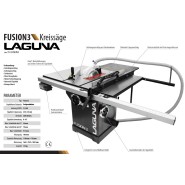 Laguna Fusion 3 Tischkreissäge 250mm - 151-Fusion3Dro