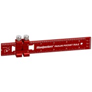 Woodpeckers Paolini Pocket Rule Aluminium 150 mm - W-PPR-150-19_118369