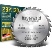Bayerwald 111-35910 HM Kreissägeblatt - 237 x 2.5/1.8 x 30 Z24 WZ