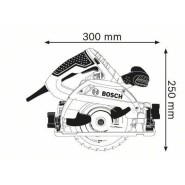 Bosch GKS 55 GCE Handkreissäge L-BOXX inkl. Führungsschiene FSN 1600