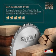 Bayerwald HM Kreissägeblatt 254 x 2.8/1.8 x 30mm Z24 WZ pos. - 111-42023