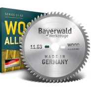 Bayerwald 111-63023 HM Kreissägeblatt - 254 x 2.8/1.8 x 30mm Z48 HDF neg.