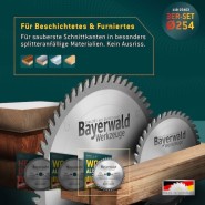 Bayerwald Kreissägeblatt Set 254mm Feinschnitt Spezial - 119-25403