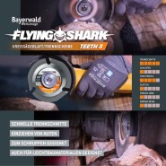 Bayerwald Flying Shark - Hartmetall Frässcheibe -  125 x 2223 mm Z3 - 116-26017