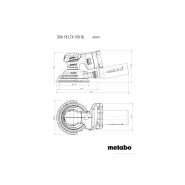 Metabo SXA 18 LTX 150 BL Exzenterschleifer solo in metaBOX - 600411840