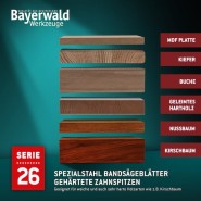 Bayerwald Bandsägeblatt Spezialstahl zahnhart 2820 x 10 x 0.5 x 6mm - SPGZ.BW-2026.2820.10.0.5.6