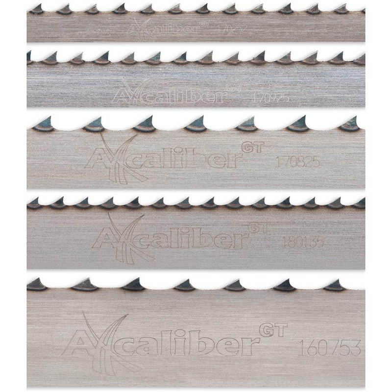 Axcaliber Bandsägeblätter-Set mit geschliffenen Zähnen 2'552mm 5 Stk. - 719580
