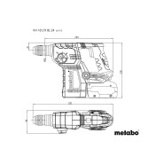 Metabo KH 18 LTX BL 24 Akku-Hammer (2 x 4Ah LiHD) - 601713800