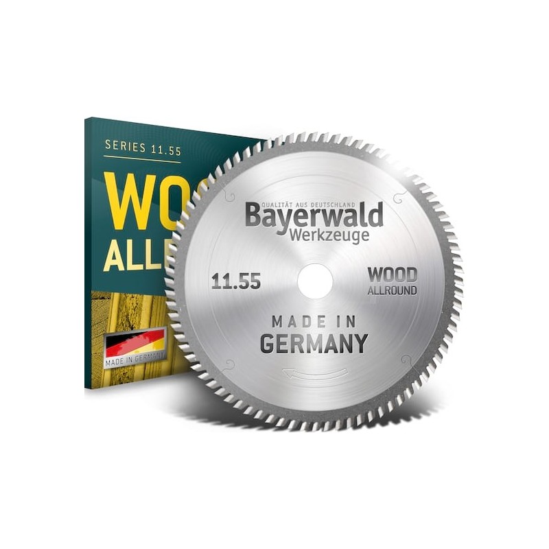 Bayerwald HM Kreissägeblatt 250 x 2.8/1.8 x 30mm Z60 WZ pos. - 111-55042
