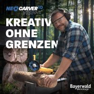 Bayerwald NeoCarver Hartmetall Frässcheibe -  125 x 22.2 mm Z10 geeignet für Holz - 116-30020