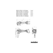 Metabo WB 18 LTX BL 15-125 Quick Akku Winkelschleifer solo in metaBox - 601730840