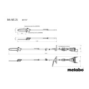 Metabo MA-MS 25 Hochentaster-Aufsatz - 601727850