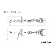 Metabo MA 36-18 LTX BL Q Akku-Multifunktionsantrieb solo - 601725850