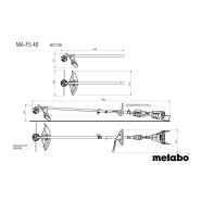 Metabo MA-FS 40 Freischneider-Aufsatz - 601728850