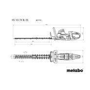 Metabo HS 18 LTX BL 65  Akku-Heckenschere solo im Karton - 601723850