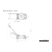 Metabo Akku-Rasenmäher RM 36-18 LTX BL 36 solo - 601716850