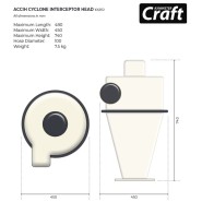 Axminster Craft AWCIH Zyklon-Staubabscheider - 105872