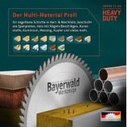 Bayerwald HM Allround Kreissägeblatt - 190 x 2.8 x 30 mm Z54 TFZ - 111-34070