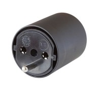 Brennenstuhl Fix-Adapter DE auf CH schwarz 230V 3-polig T23  - Art.-Nr: 1081592604_154368