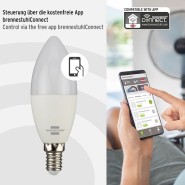 Brennenstuhl Connect smarte LED Glühbirne SB 400 E14 WLAN Glühbirne - 1294870140