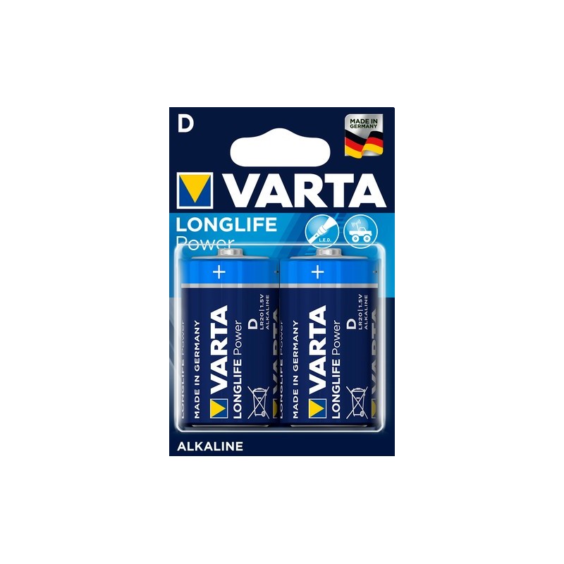 Varta-Batterie Alkaline 4920 D LR20 Sb2 Stk. blau - 4920121412