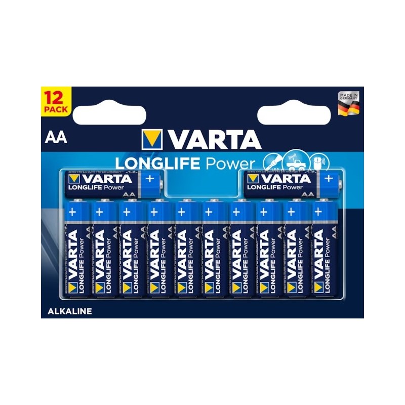 Varta-Batterie Alkaline 4906 AA LR6 Sb12 Stk.  - 4906121482