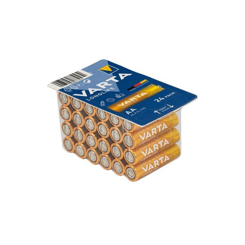 Varta-Batterien Longlife 24xAA Big Box  - 04106301124