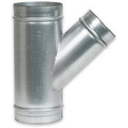 Axminster Metall-Abzweiger 125mm auf 100mm bei 45 - 951619