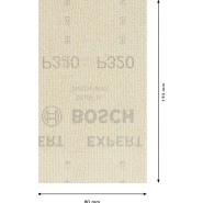 Bosch EXPERT M480 Schleifnetz für Schwingschleifer 80 x 133 mm K 320 10 Stk.. - 2608900741